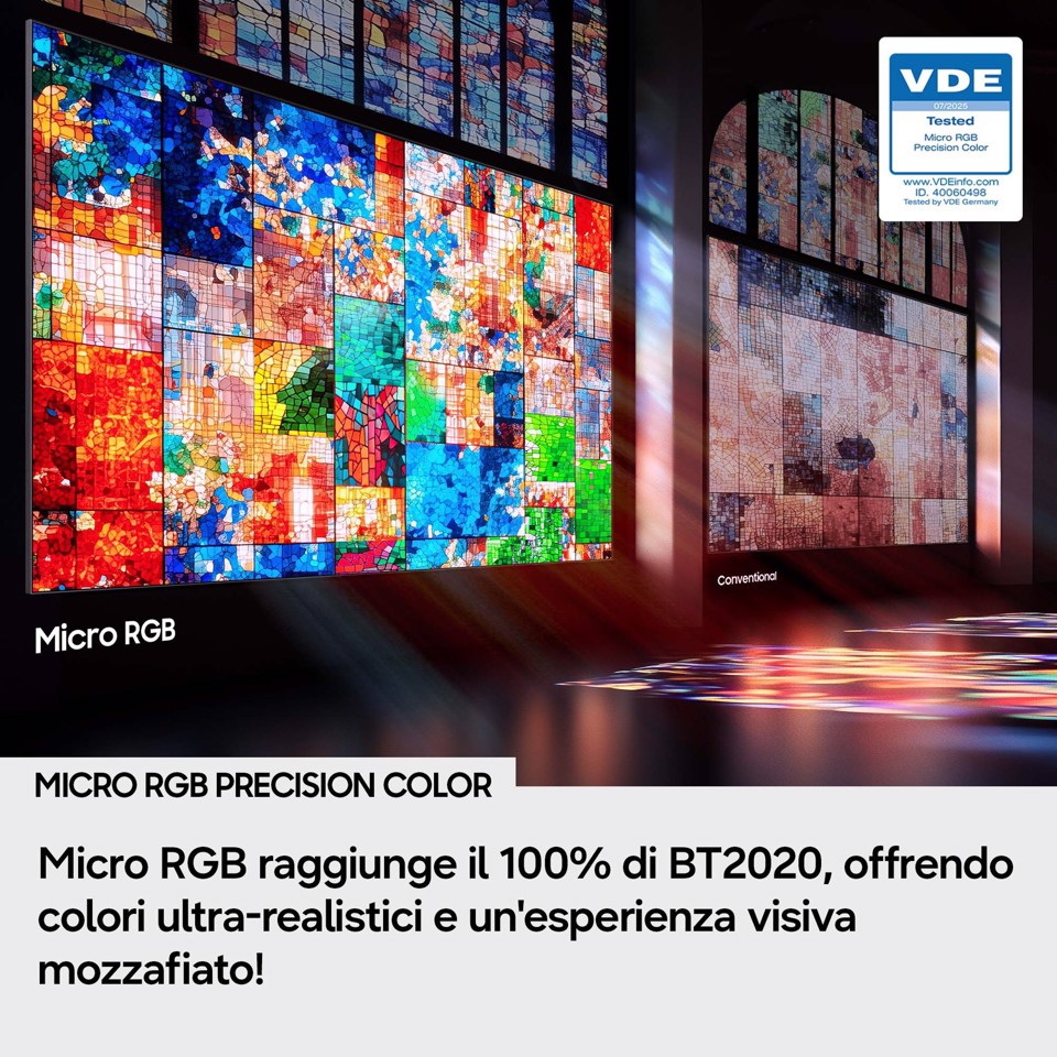 Samsung 75" Micro RGB R85H 4K Vision AI Smart TV (2026)