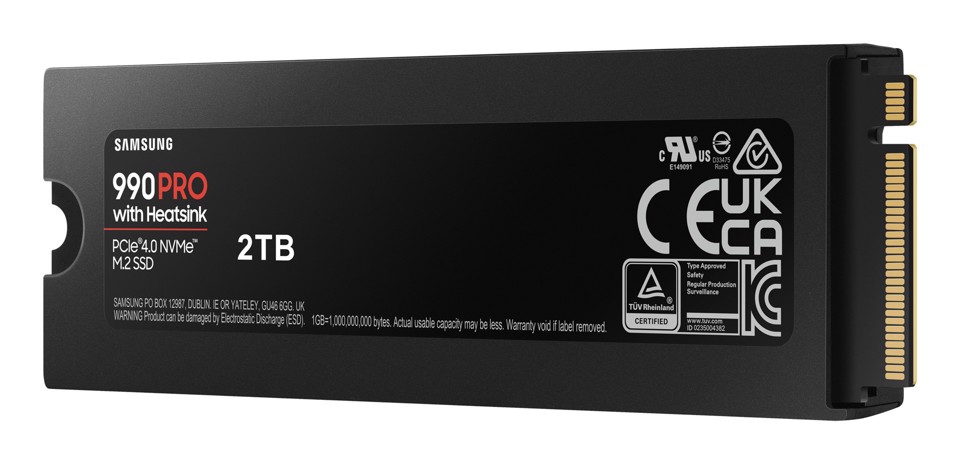 Samsung 990 PRO con dissipatore 2 TB