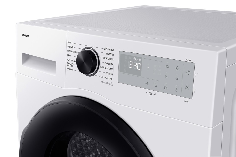 Samsung Asciugatrice Crystal EcoDry 9 Kg DV90DG52A0AHET