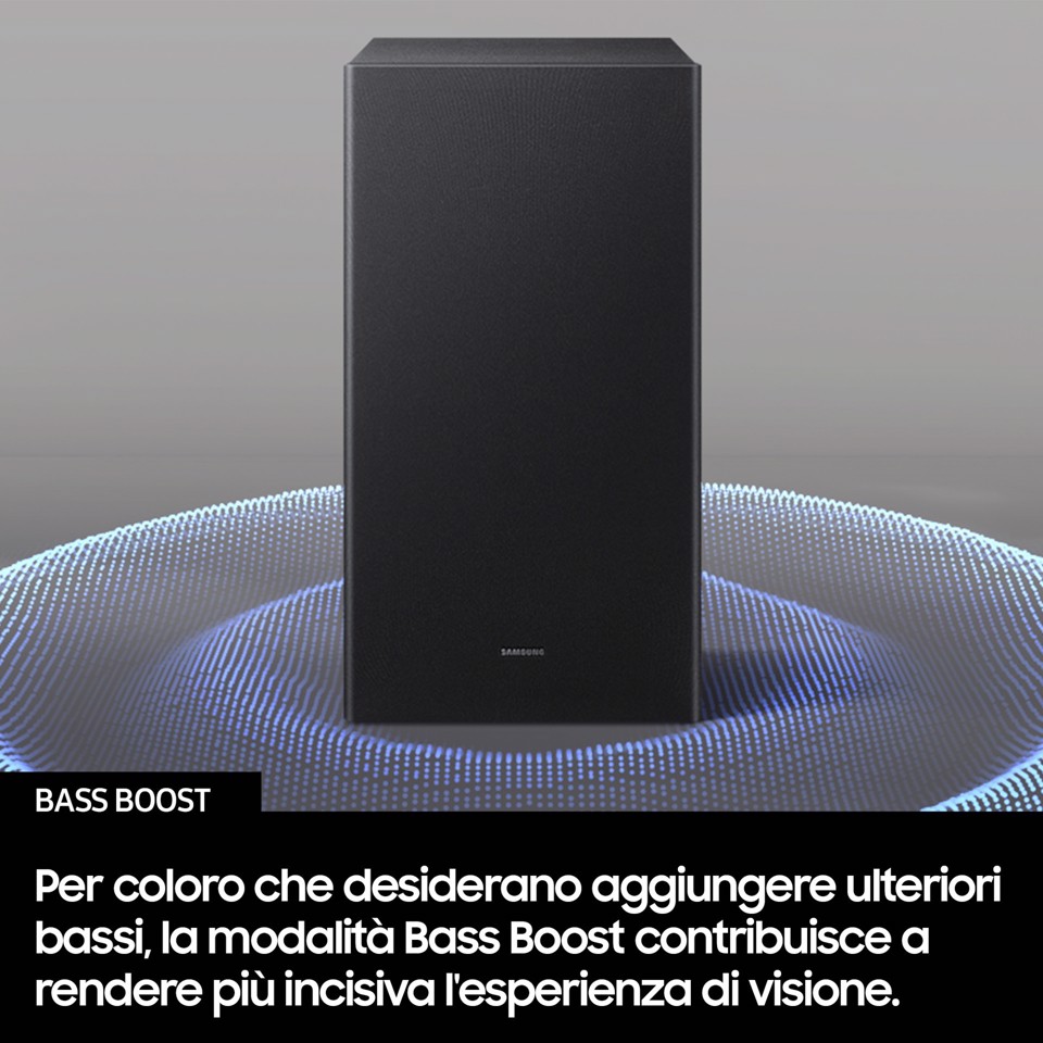 Samsung B-Series Soundbar HW-B450F/ZF, Audio 2.1 canali, Wireless Dolby 2ch, 2025