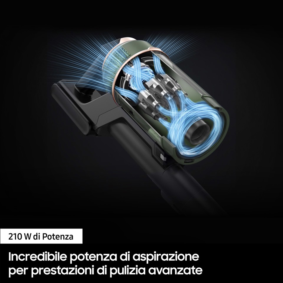 Samsung BESPOKE Jet complete extra, Scopa Ricaricabile Senza Sacchetto, 210 W VS20A95943N