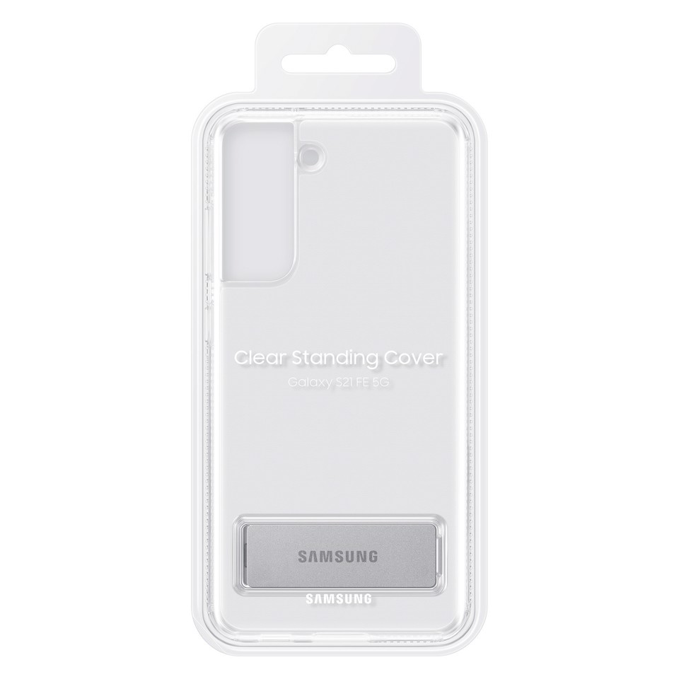 Samsung Clear Standing Cover Trasparente per Galaxy S21 FE 5G