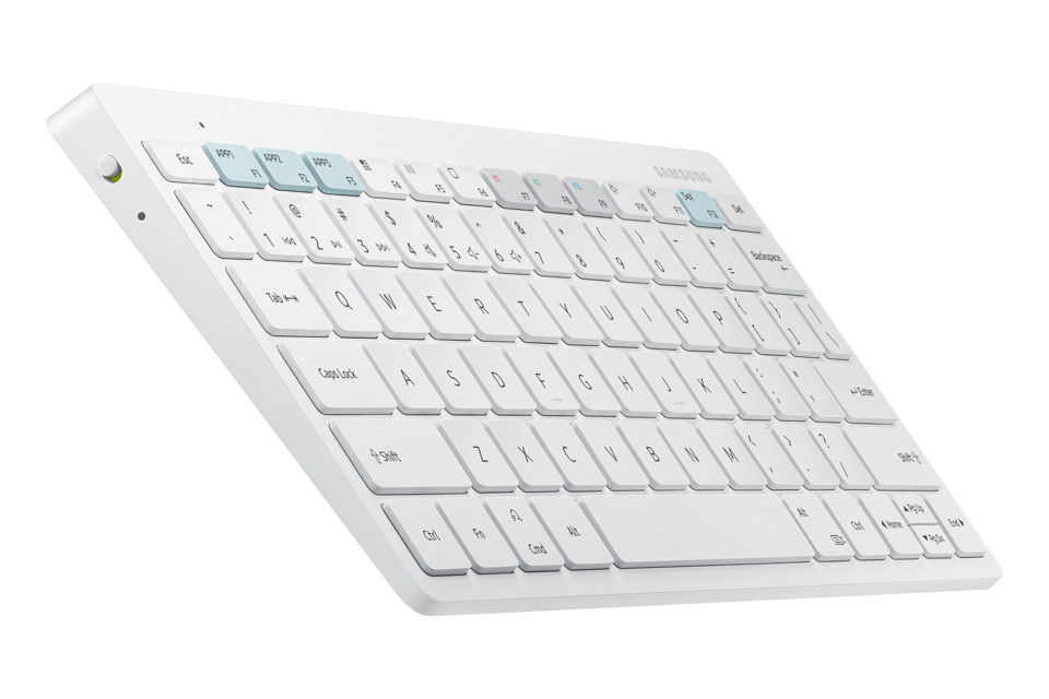 Samsung EJ-B3400 tastiera Bluetooth QWERTY Inglese Bianco