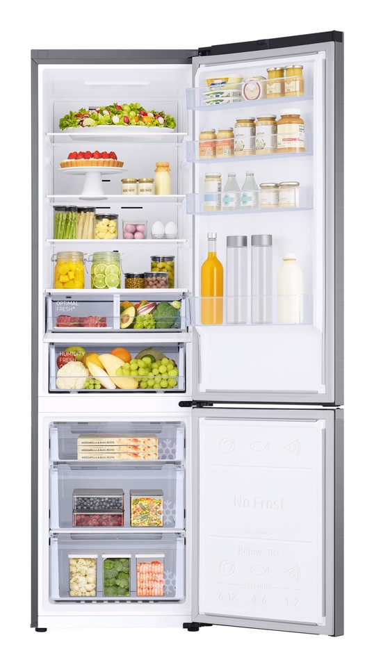 Samsung Frigorifero Combinato EcoFlex AI 2m 387L RB38C607AS9