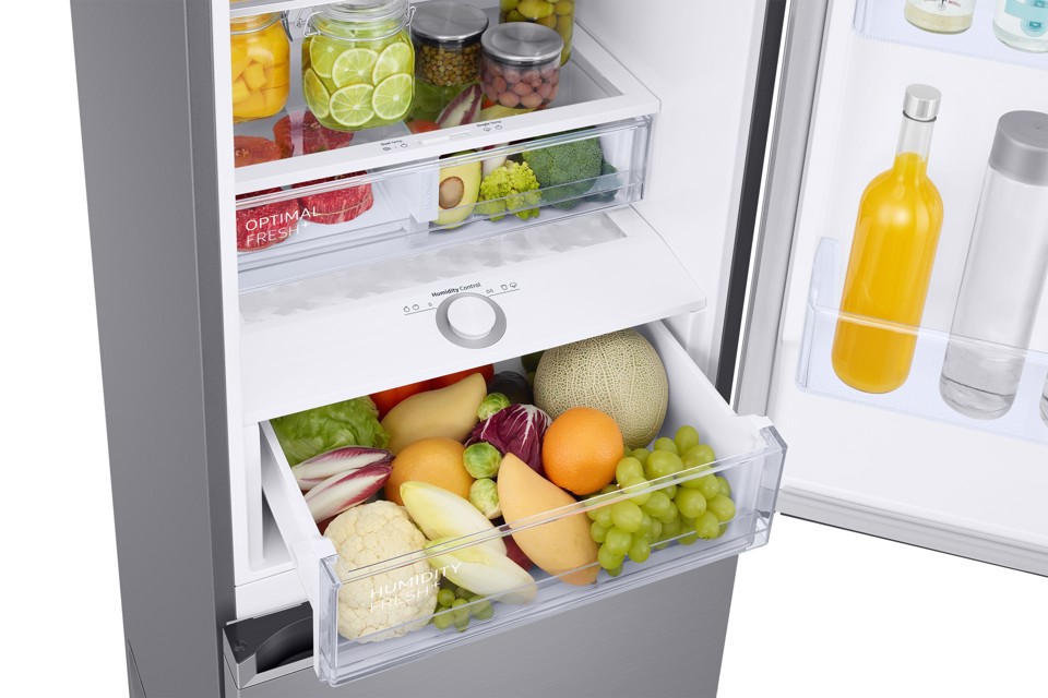 Samsung Frigorifero Combinato EcoFlex AI 2m 390L RB38C675CS9