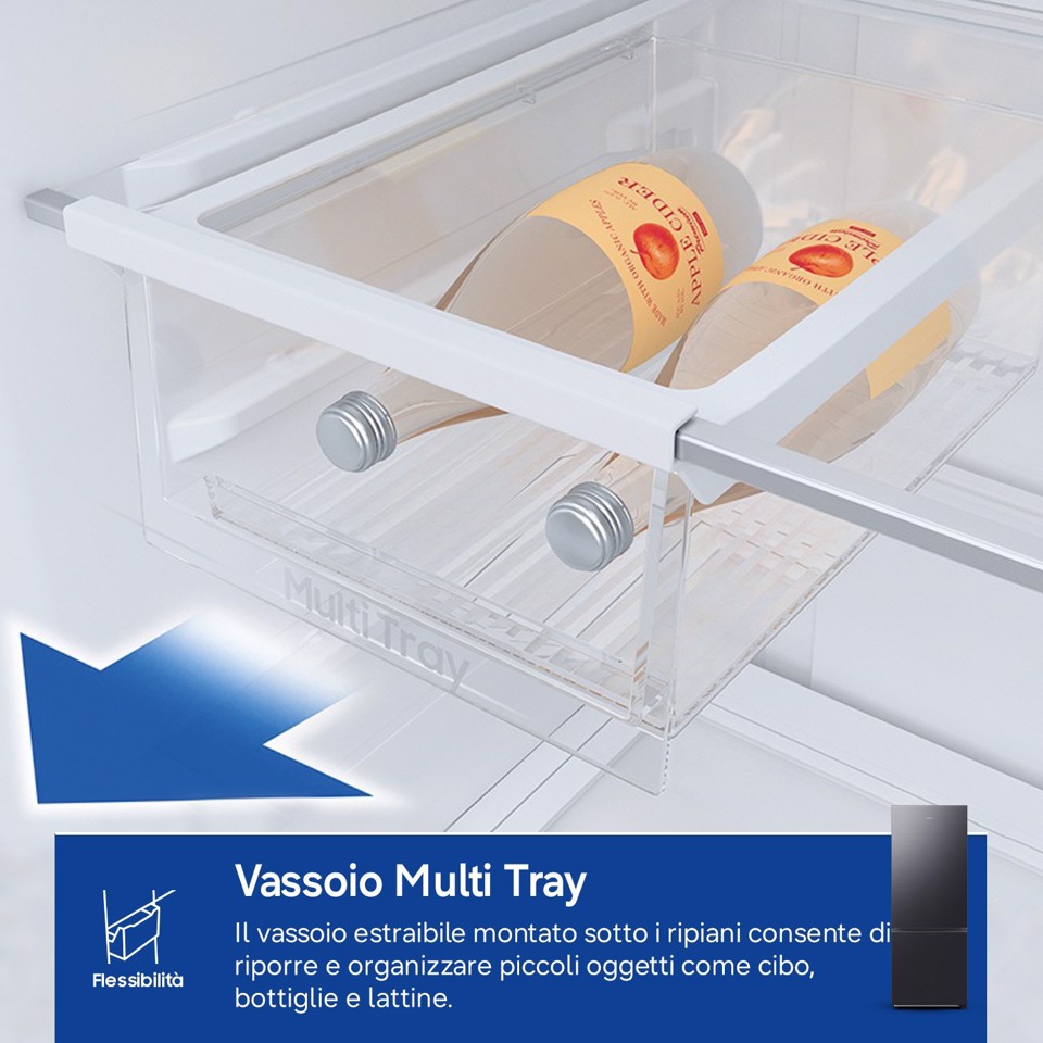 Samsung Frigorifero Combinato largo 75cm 538L RB53DG706AB1EF