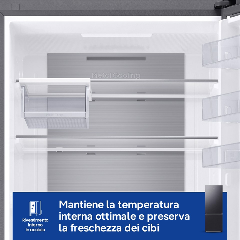 Samsung Frigorifero Combinato largo 75cm 538L RB53DG706AB1EF