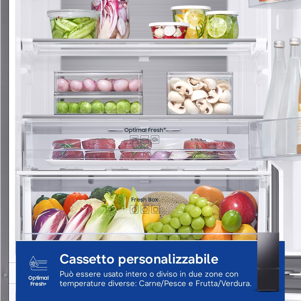 Samsung Frigorifero Combinato largo 75cm 538L RB53DG706AB1EF