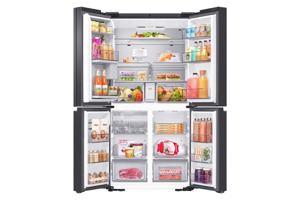 Samsung Frigorifero RF65DG9H0EB1EF 4 Porte Family Hub™ AI Libera Installazione 636L Classe E Antracite