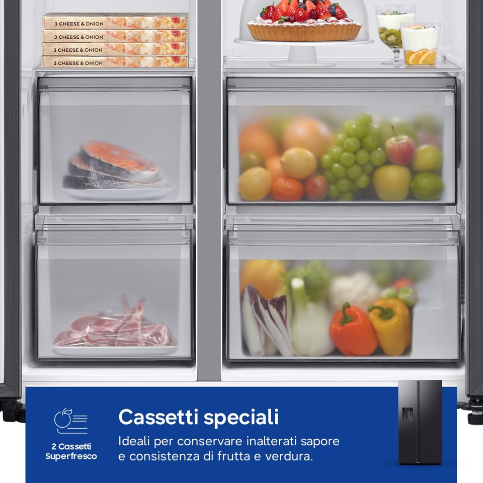 Samsung Frigorifero Side By Side 640L RS70F64KEFEF