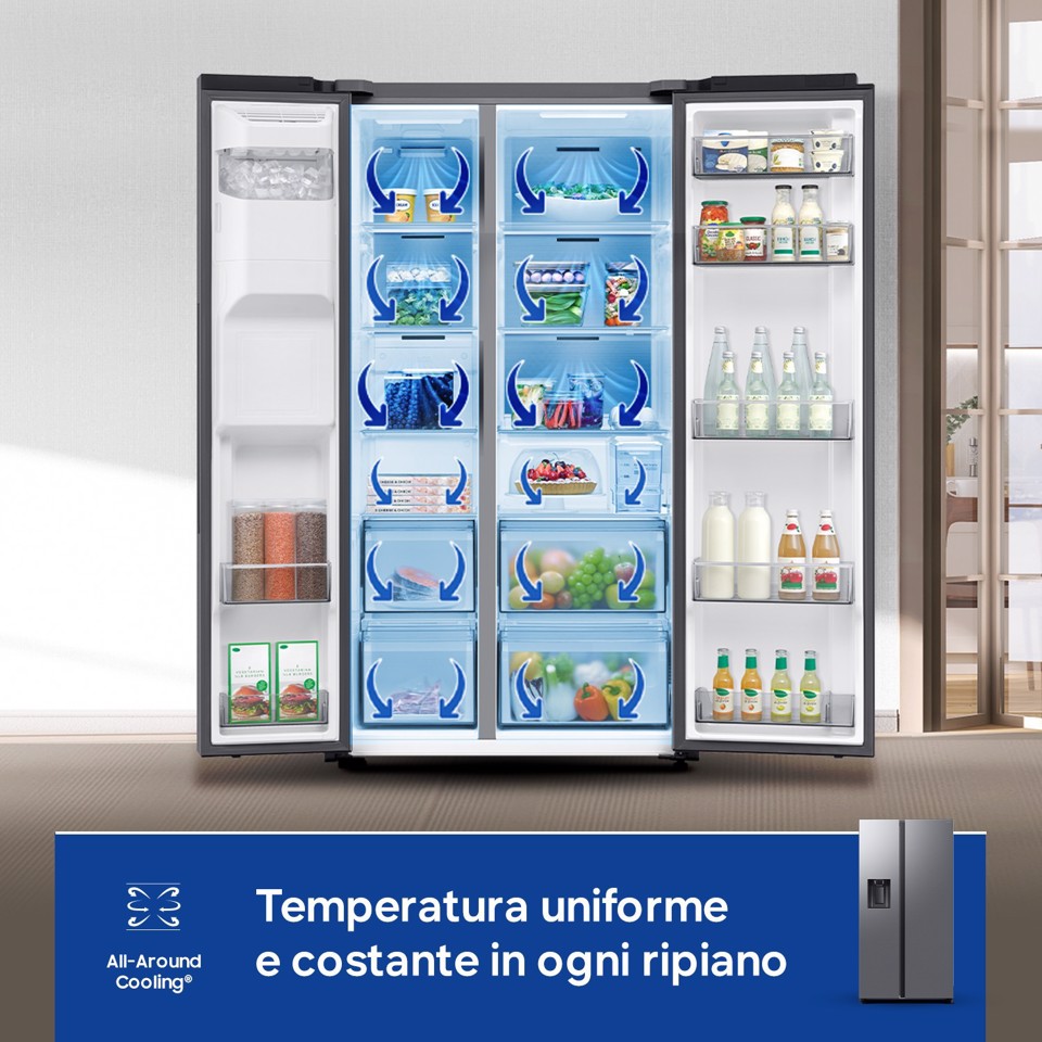 Samsung Frigorifero Side By Side 640L RS70F65KETEF
