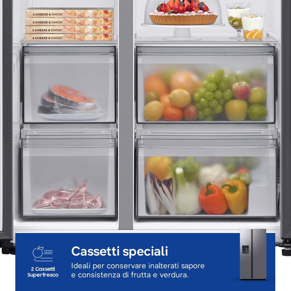 Samsung Frigorifero Side By Side 640L RS70F65KETEF