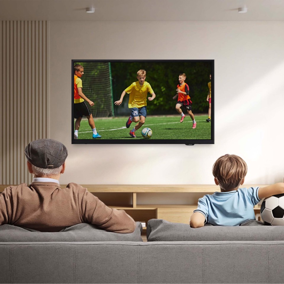 Samsung Full HD 24" UE24F6000FUXZT, Hyper Real Processor, HDR & Pur Color, Smart Experience, OTS Lite & Adaptive Sound, Slim Look Design, Smart TV, 2025