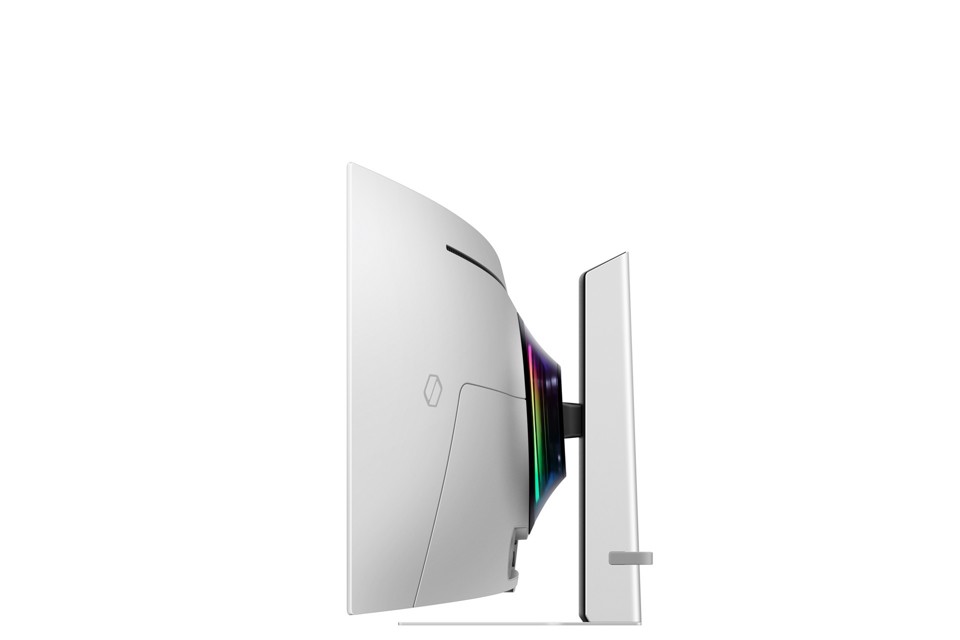 Samsung G93SD Monitor PC 124,5 cm (49") 5120 x 1440 Pixel Dual QHD OLED Argento