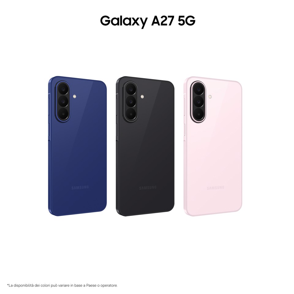 Samsung GALAXY A27 5G 17 cm (6.7") Doppia SIM Android 16.0 USB tipo-C 6 GB 128 GB 5000 mAh Blu