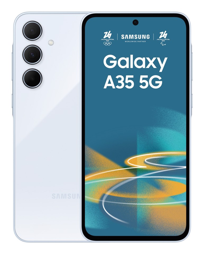 Samsung Galaxy A35 5G Display FHD+ Super AMOLED 6.6”, Android 14, 8GB RAM, 256GB, Dual SIM, Batteria 5.000 mAh, Awesome Iceblue
