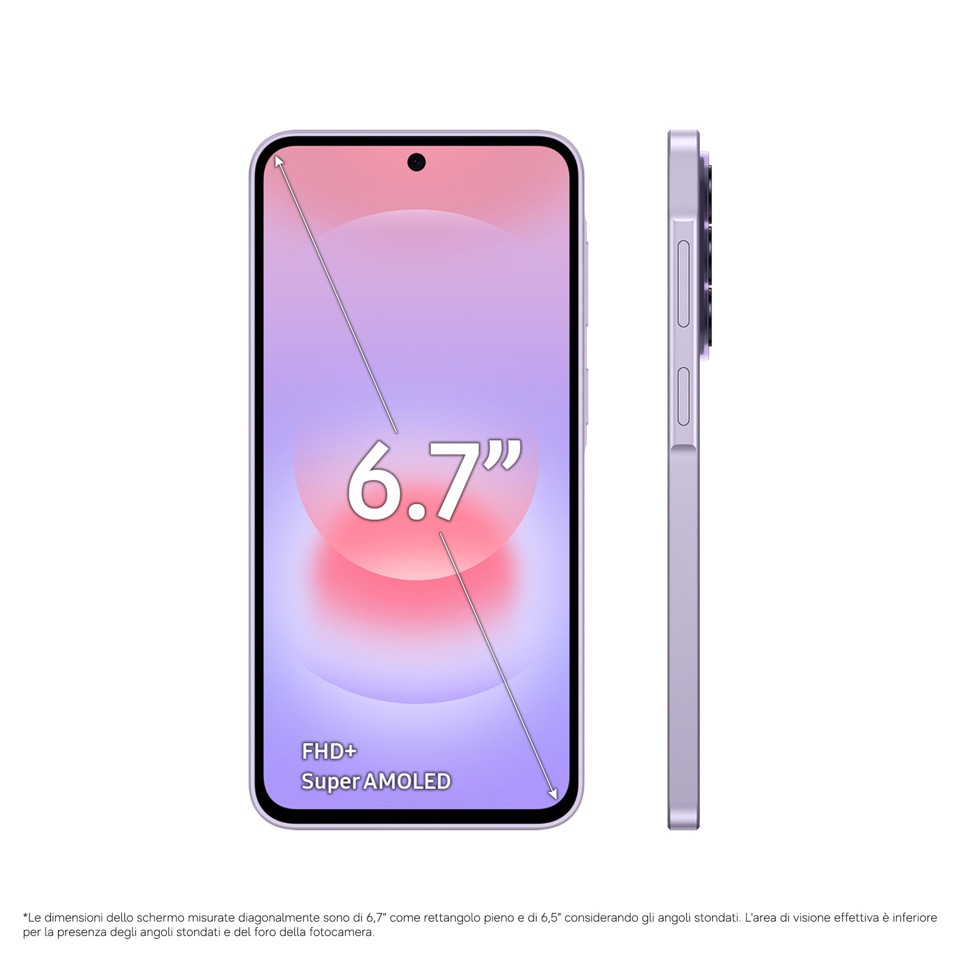 Samsung Galaxy A37 5G 17 cm (6.7") Doppia SIM Android 16.0 USB tipo-C 8 GB 256 GB 5000 mAh Grigio