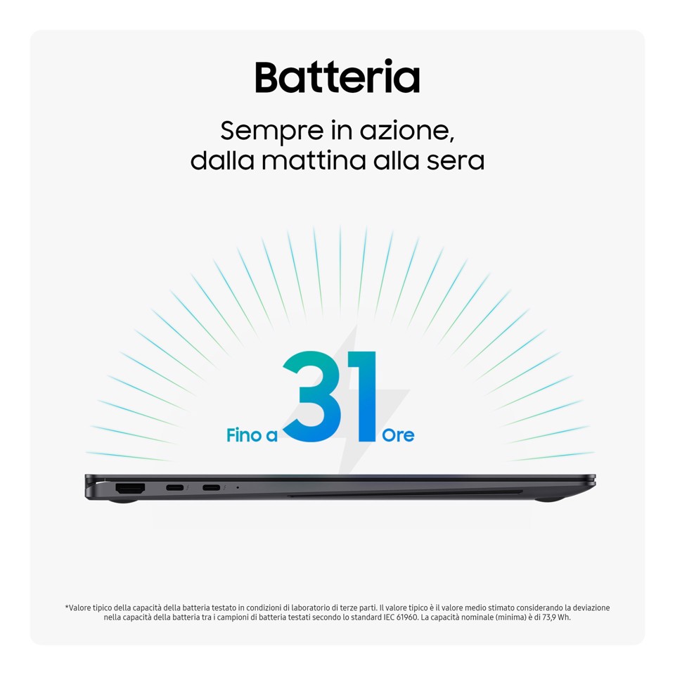 Samsung Galaxy Book5 360 Intel Core Ultra 5 226V Ibrido (2 in 1) 39,6 cm (15.6") Touch screen Full HD 16 GB LPDDR5x-SDRAM 512 GB SSD Wi-Fi 7 (802.11be) Windows 11 Home Grigio