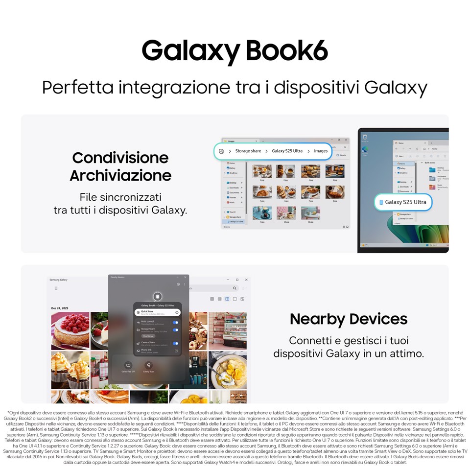 Samsung Galaxy Book6 Copilot+ PC Intel Core Ultra 7 355 Computer portatile 40,6 cm (16") WUXGA 16 GB LPDDR5x-SDRAM 512 GB SSD Wi-Fi 6E (802.11ax) Windows 11 Home Grigio