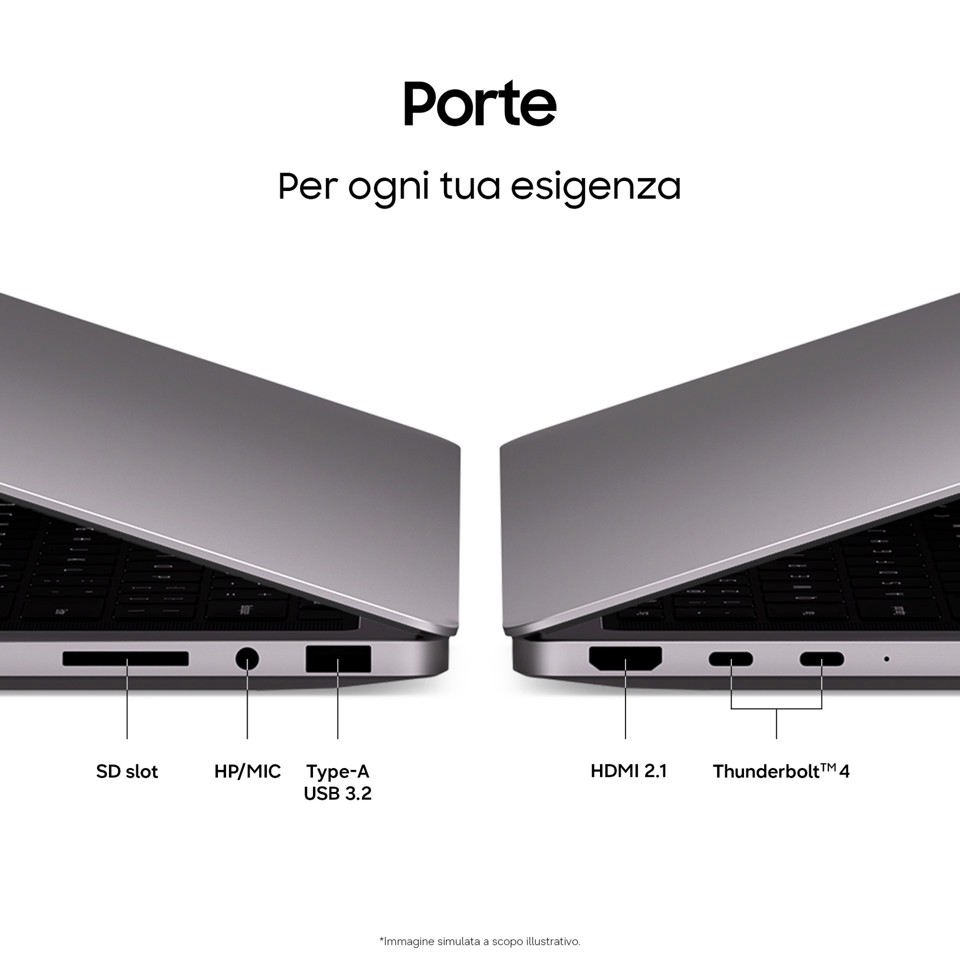 Samsung Galaxy Book6 Ultra (16", Ultra 7 356H, 32GB), Copilot+PC, NVIDIA® GeForce RTX™ 5060, Processore lntel® Core™ Ultra 7 356H, 1TB, Portatile, Batteria fino a 30 ore*, Dynamic AMOLED 2X, Touchscreen, Touchpad Aptico, Galaxy Al, Gray