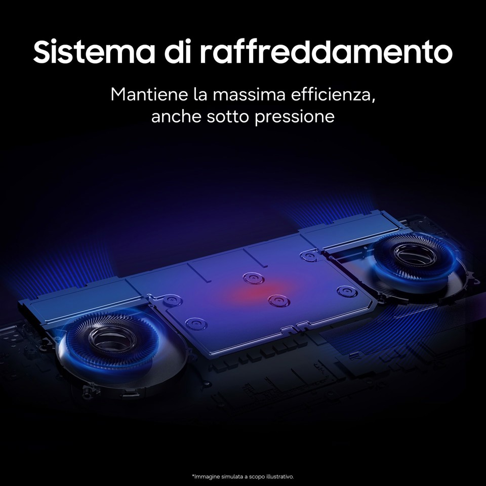 Samsung Galaxy Book6 Ultra (16", Ultra 7 356H, 32GB), Copilot+PC, NVIDIA® GeForce RTX™ 5060, Processore lntel® Core™ Ultra 7 356H, 1TB, Portatile, Batteria fino a 30 ore*, Dynamic AMOLED 2X, Touchscreen, Touchpad Aptico, Galaxy Al, Gray