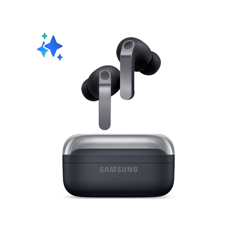 Samsung Galaxy Buds4 Pro, Black, Corpo in metallo, Altoparlante a 2 vie e doppio amplificatore, Chiamate cristalline, Audio a 360°, ANC migliorata, Controllo adattivo del rumore, Connessione senza interruzioni e One UI, AI pronto ai comandi vocali