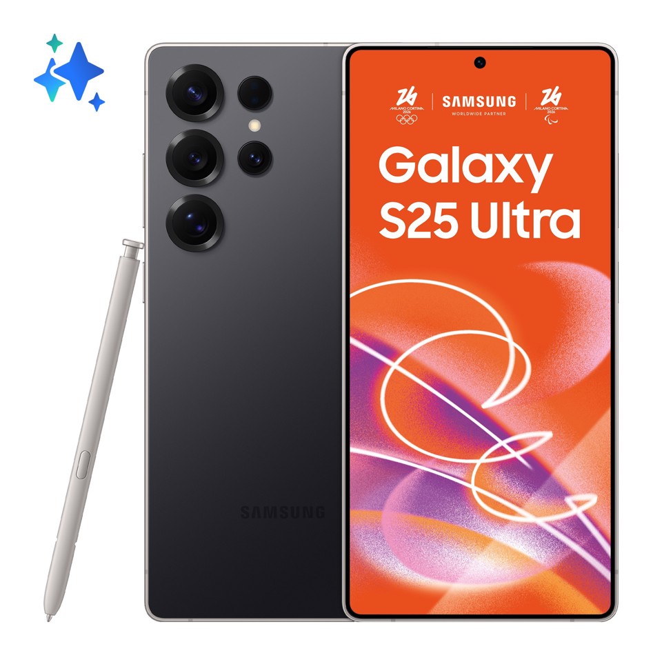 Samsung Galaxy S25 Ultra Smartphone AI, Display 6.9'' QHD+ Dynamic AMOLED 2X, Fotocamera 200MP, RAM 12GB, 1TB, 5.000 mAh, Titanium Black