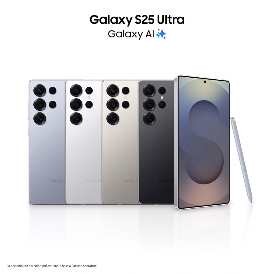 Samsung Galaxy S25 Ultra Smartphone AI, Display 6.9'' QHD+ Dynamic AMOLED 2X, Fotocamera 200MP, RAM 12GB, 512GB, 5.000 mAh, Titanium Gray