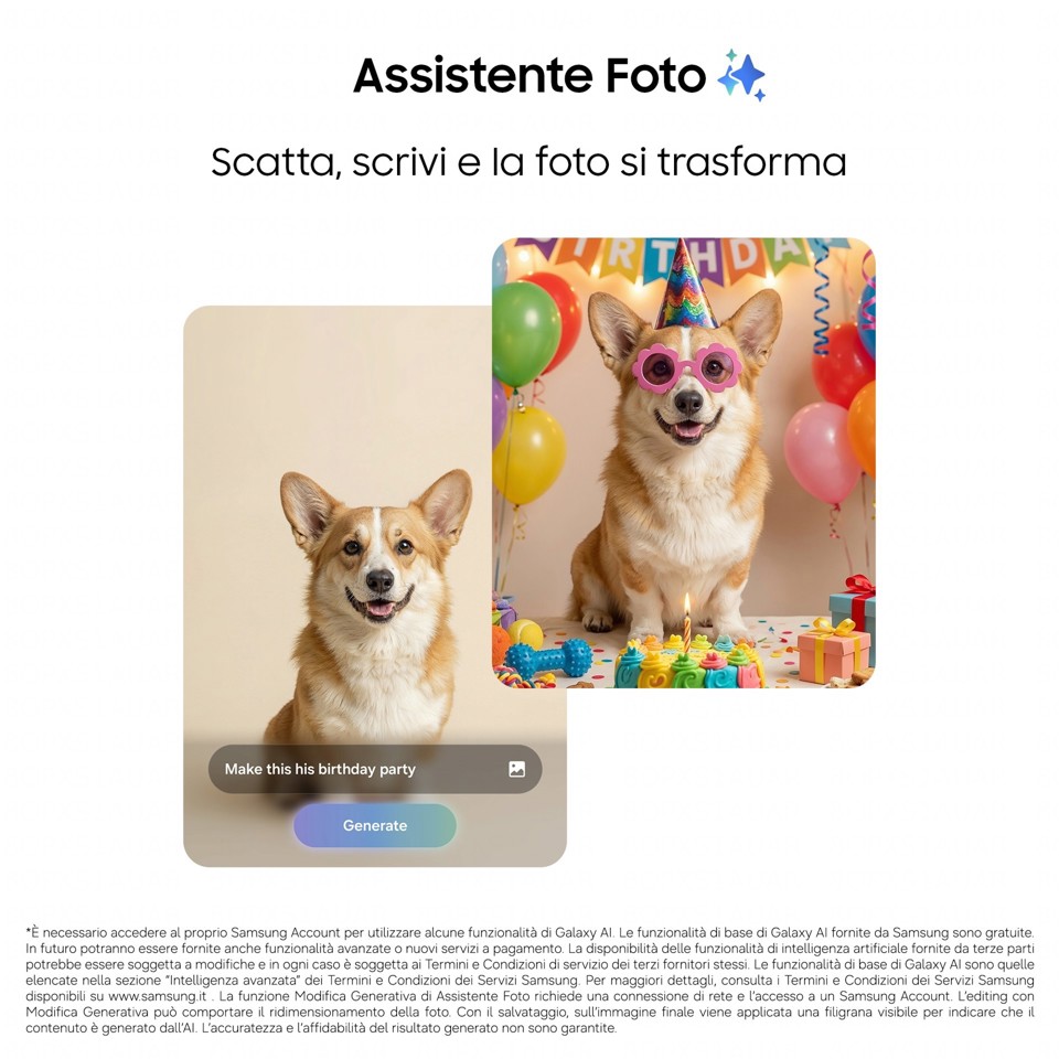 Samsung Galaxy S26+ Smartphone AI, 512GB, Processore avanzato, Assistente Foto, Creative Studio, Camera 50 MP, 4900 mAh, White