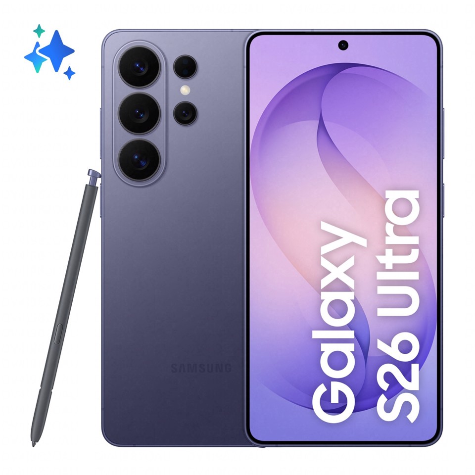 Samsung Galaxy S26 Ultra Smartphone AI, 256GB, Privacy Display integrato, Processore potente, Assistente Foto, Camera 200 MP, 5000 mAh, Cobalt Violet