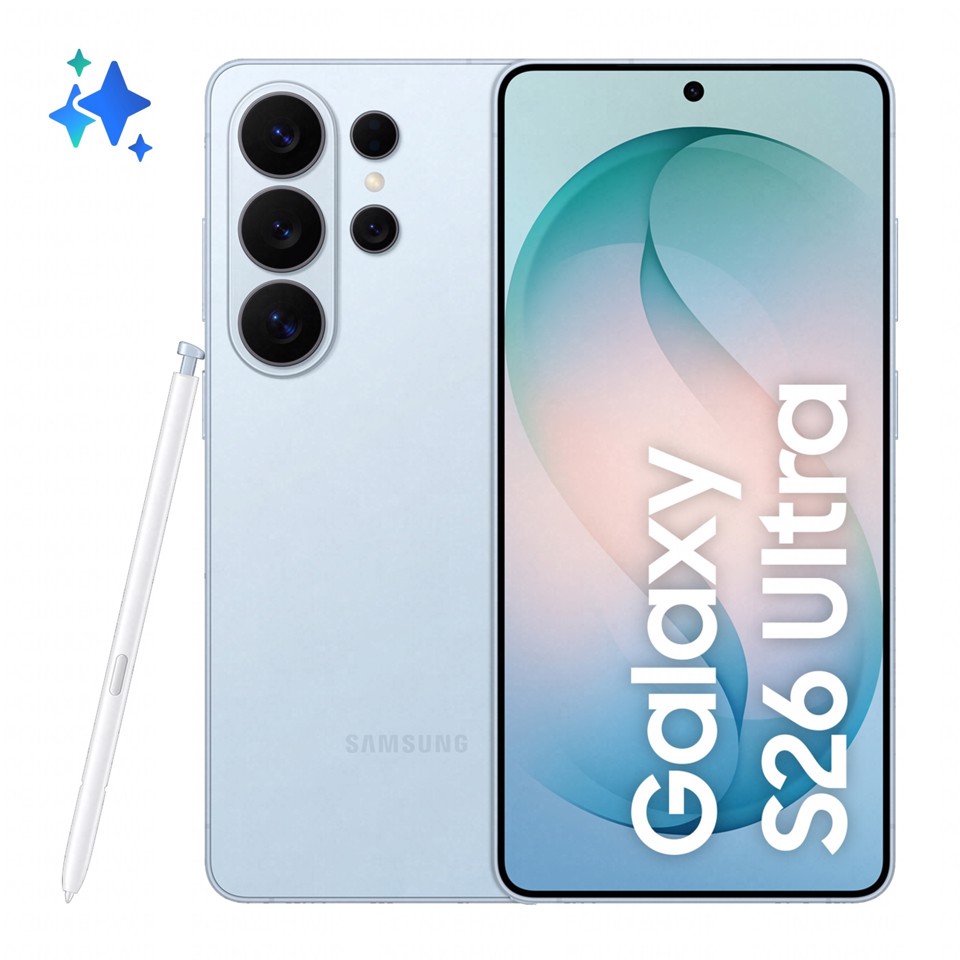 Samsung Galaxy S26 Ultra Smartphone AI, 512GB, Privacy Display integrato, Processore potente, Assistente Foto, Camera 200 MP, 5000 mAh, Sky Blue