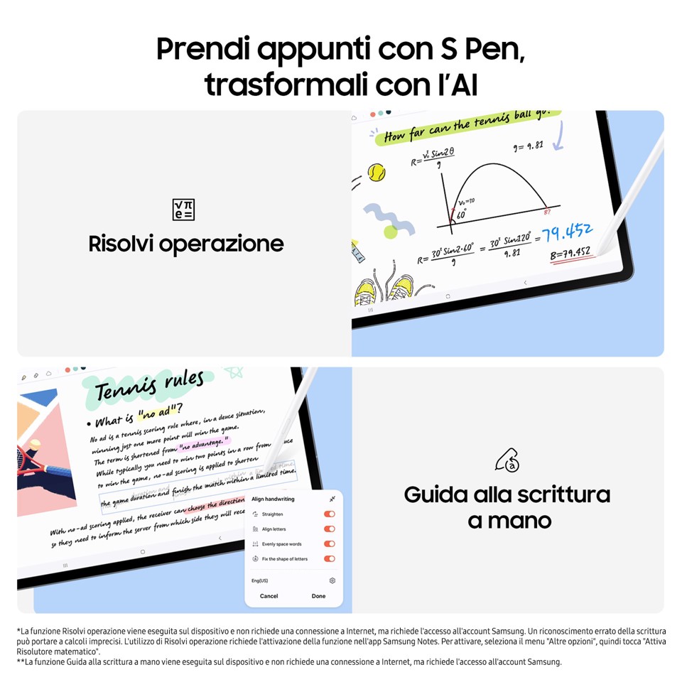 Samsung Galaxy Tab S10 FE+, Android Tablet, Display 13.1"LCD, Wifi, RAM 8GB, 128GB, 10.090 mAh, S Pen, Android 15, IP68, Gray