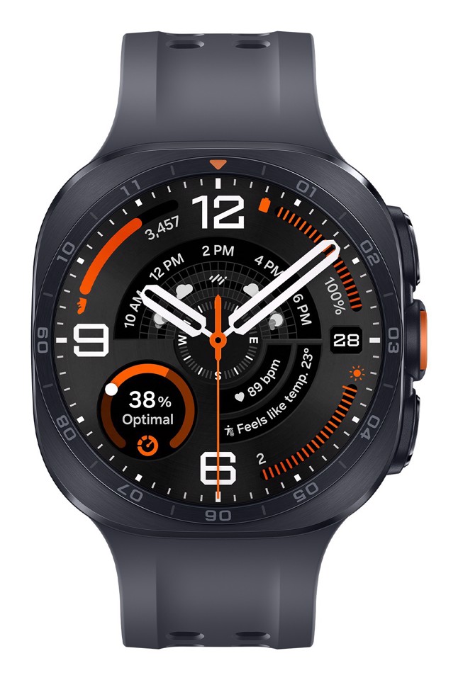 Samsung Galaxy Watch Ultra2, 47 mm, Titanium Gray, LTE, design resistente, 800mAh, IP69K, luminosità 5000nit, trail run, diving, 10 ATM, SOS, punteggio energetico, benessere cardiaco