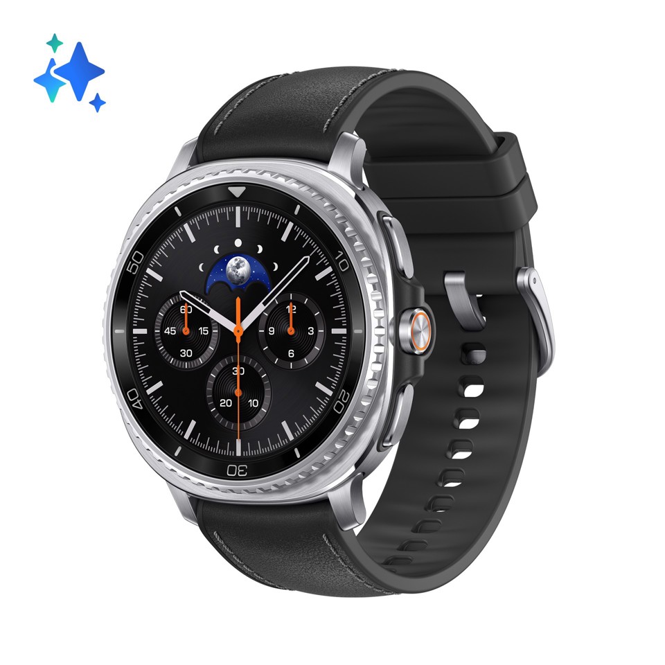 Samsung Galaxy Watch8 Classic (Black, BT, 46mm) Smartwatch Galaxy AI, design resistente agli urti, lunetta girevole, processore 3nm, monitoraggio attività fisica e sonno, One UI 8