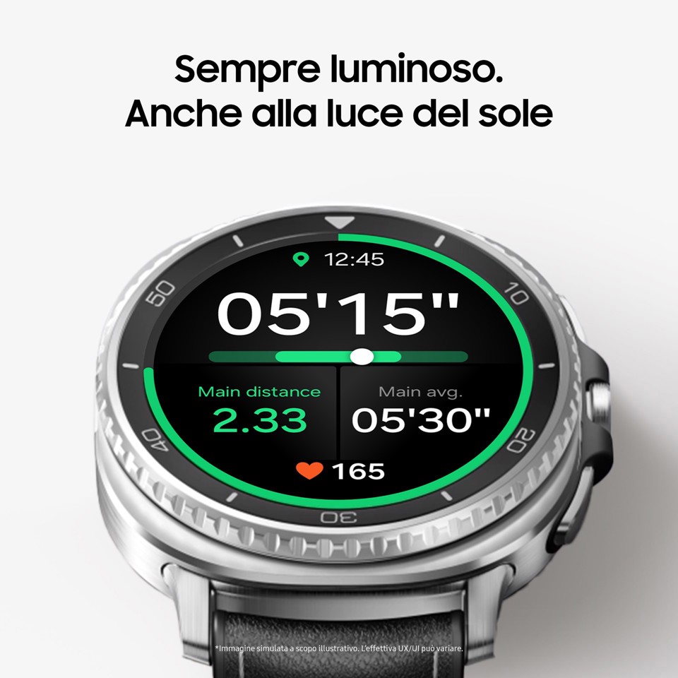 Samsung Galaxy Watch8 Classic (Black, BT, 46mm) Smartwatch Galaxy AI, design resistente agli urti, lunetta girevole, processore 3nm, monitoraggio attività fisica e sonno, One UI 8