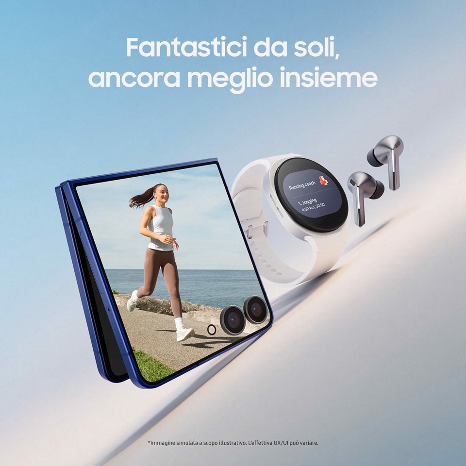 Samsung Galaxy Watch8 (Dark Gray, BT, 44mm) Smartwatch Galaxy AI, allenatore personale, design resistente agli urti, processore 3nm, monitoraggio attività fisica e sonno, One UI 8