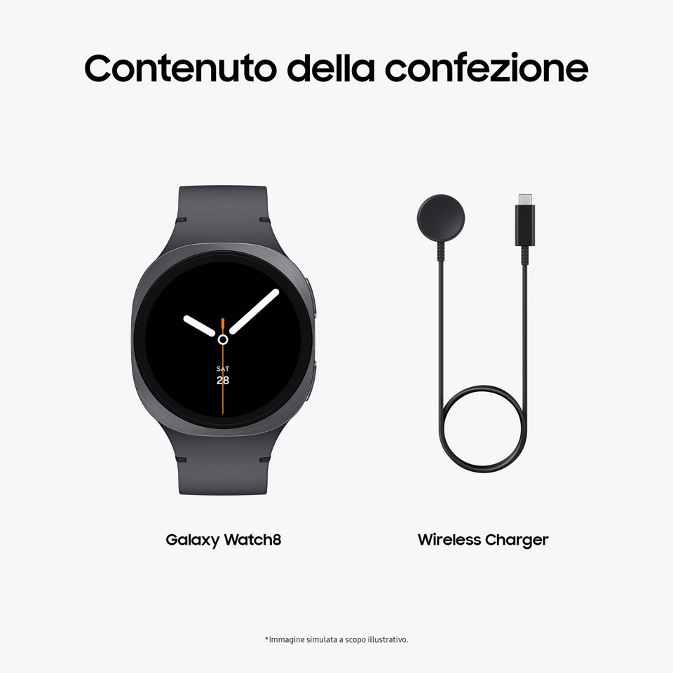 Samsung Galaxy Watch8 Galaxy Watch 8, Bluetooth, 40mm dark gray