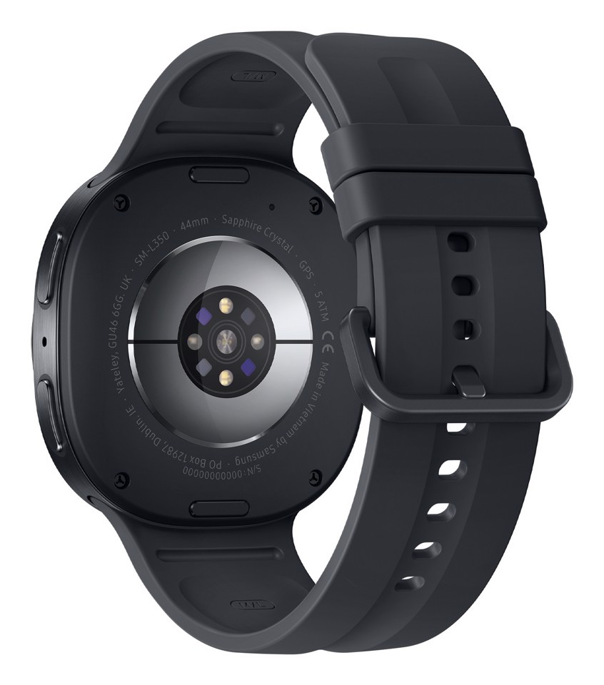 Samsung Galaxy Watch9, 44mm, Graphite, Bluetooth, Design sottile anti-urto, guida al sonno, coaching salute, benessere cardiaco, batteria da 445 mAh, Snapdragon Wear Elite