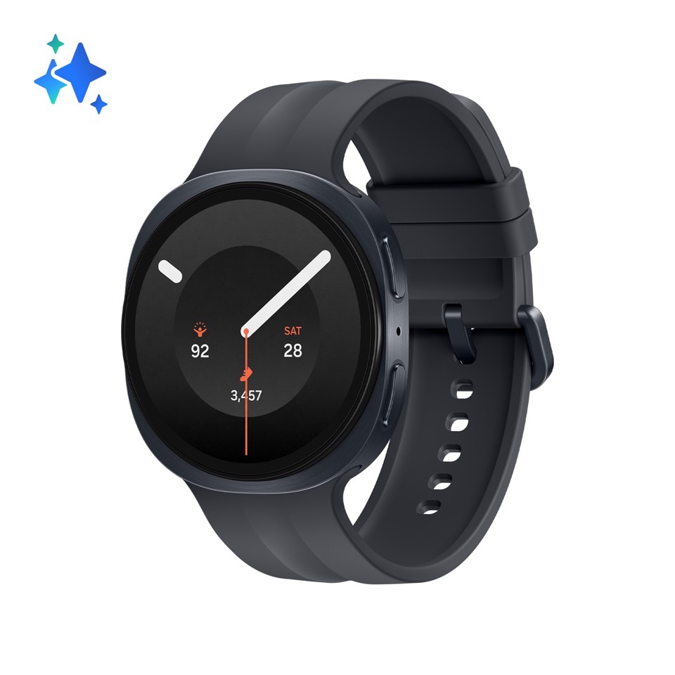 Samsung Galaxy Watch9, 44mm, Graphite, LTE, Design sottile anti-urto, guida al sonno, coaching salute, benessere cardiaco, batteria da 445 mAh, Snapdragon Wear Elite [Versione Italiana]