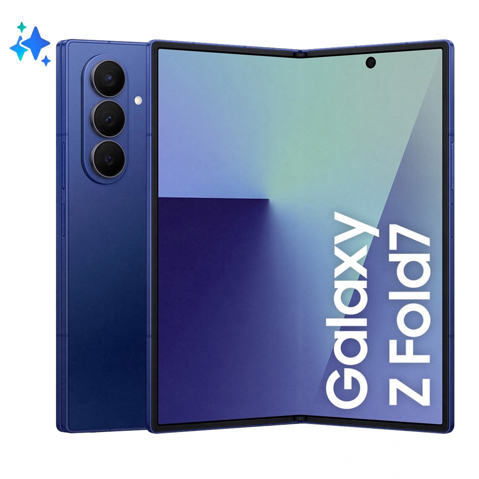 Samsung Galaxy Z Fold7 Smartphone AI, RAM 16GB, 1TB, Display 6,5"/8", Camera 200MP, Batteria a lunga durata, Blue Shadow