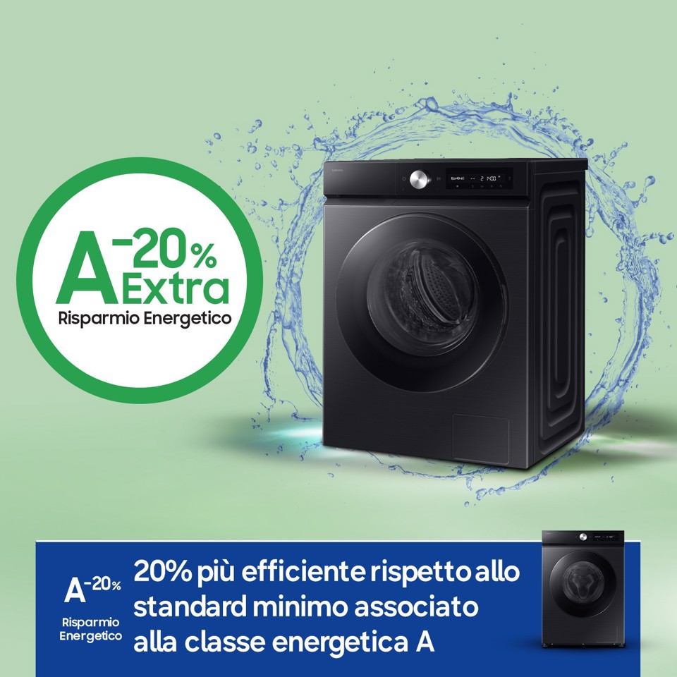 Samsung Lavatrice BESPOKE AI™ Ecodosatore 11Kg WW11DB7B94GBU3
