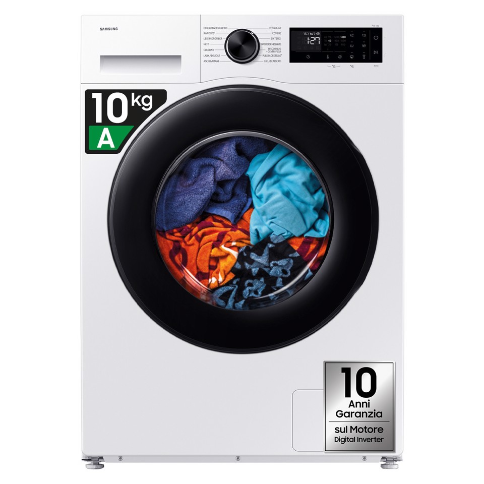 Samsung Lavatrice Crystal Clean 10Kg WW10FG5U34AEET