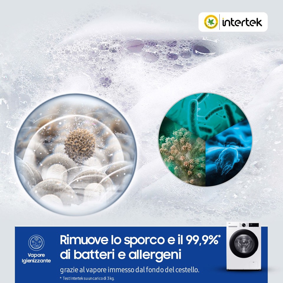 Samsung Lavatrice Crystal Clean™ 9 kg WW90CGC04DAEET