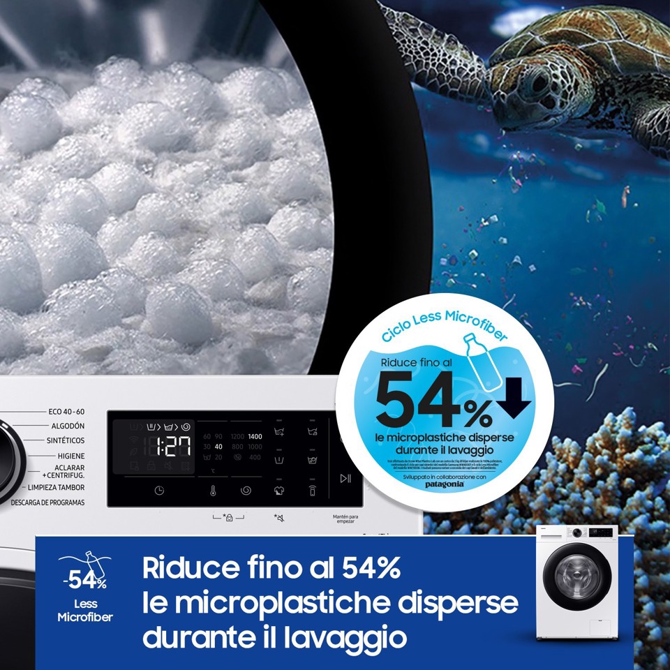 Samsung Lavatrice Crystal Clean™ 9 kg WW90CGC04DAEET