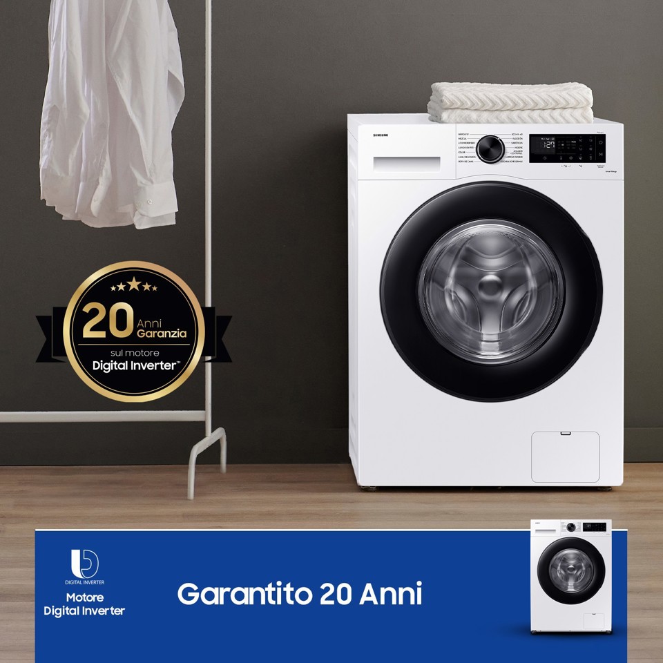 Samsung Lavatrice Crystal Clean™ 9 kg WW90CGC04DAEET