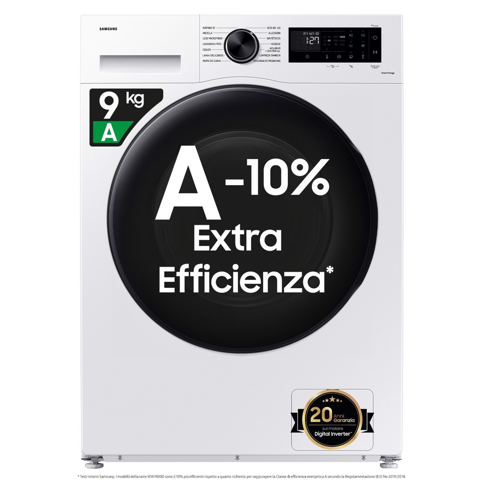 Samsung Lavatrice Crystal Clean™ 9 kg WW90CGC04DAEET