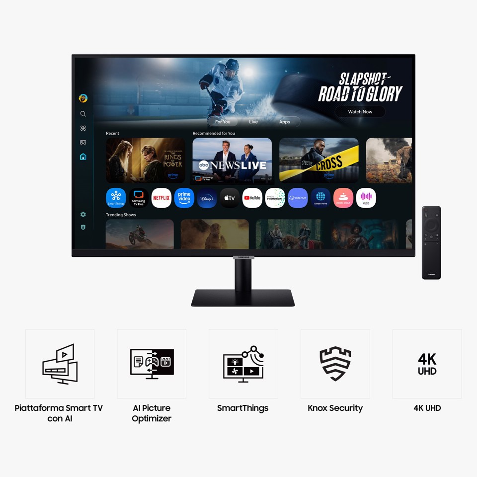 Samsung M7 Smart Monitor - M70F da 32" UHD