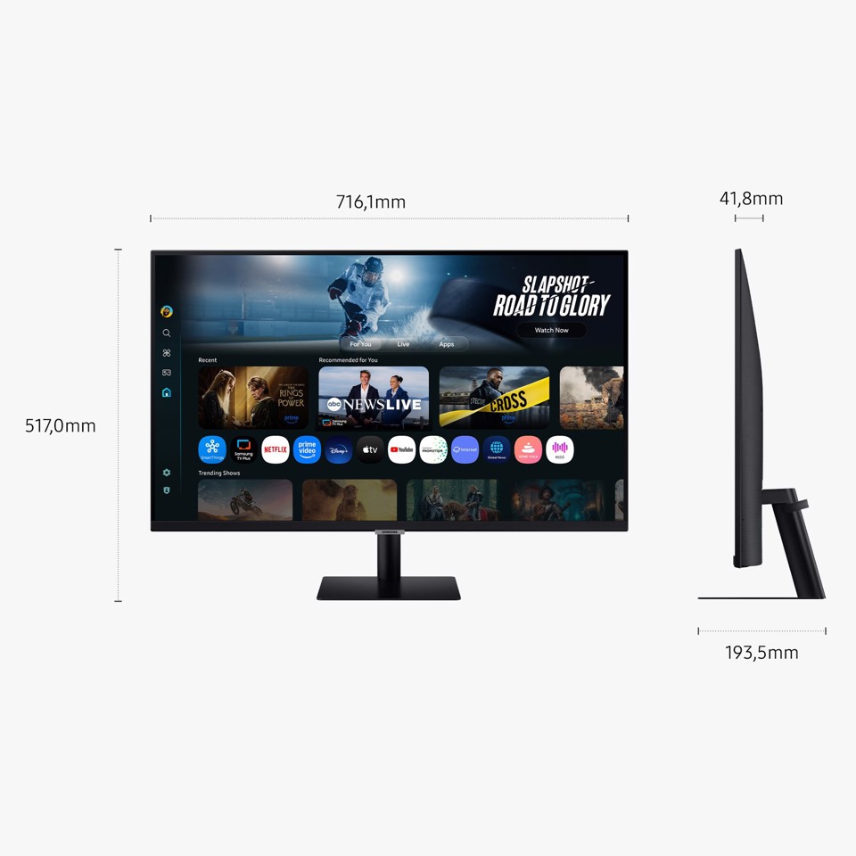 Samsung M7 Smart Monitor - M70F da 32" UHD
