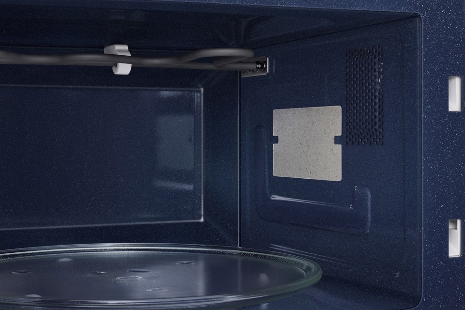 Samsung MG23T5018CP/ET forno a microonde Superficie piana Microonde combinato 23 L 800 W Nero, Rosa