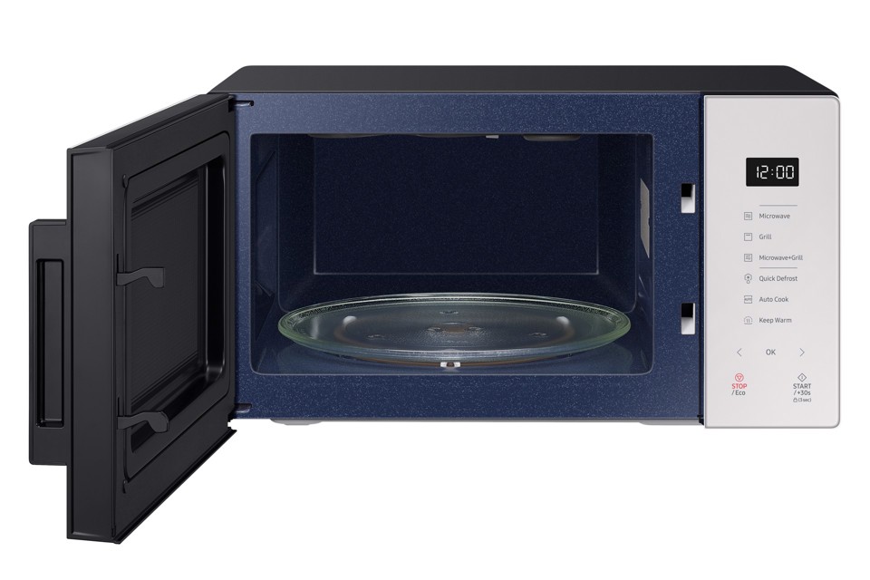 Samsung MG23T5018GE/ET forno a microonde Superficie piana Microonde combinato 23 L 800 W Nero, Bianco